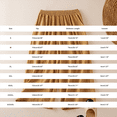 thumbnail image 4 of Women's Plus Size Cotton Linen Capri Pants, High Waisted Wide Leg Cropped Pants, Elastic Waist Casual Culottes with Pockets, Comfortable Breathable Summer Cropped Trousers for Women Beige L, 4 of 4