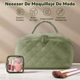 thumbnail image 4 of Cosmetiquera para Maquillaje, Cosmetiquera de Viaje Mujer Impermeable, Bolsa de Cosméticos de Viaje de Gran Capacidad, Ideal para Cosméticos y Productos para El Cuidado (Verde), 4 of 4