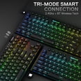 thumbnail image 2 of Teclado Redragon K621 Horus TKL inalámbrico RGB mecánico, 2 of 9