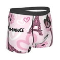 thumbnail image 3 of Balery Eiffel Tower and Butterflies Men's Boxer Briefs, Soft and Breathable Cotton Underwear with nylon Waistband-XX-Large, 3 of 9