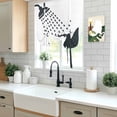 thumbnail image 5 of Dogs Showering Balloon Curtains for Windows, Bedroom Curtains 54 Inch Length, Modern Abstract Art Funny Animals Tie Up Curtains Panels Thermal Insulated Bathroom Curtains Window 42"x54", 5 of 8