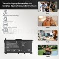 thumbnail image 4 of Batería para laptop Menlonigt HT03XL 11.55V 41.7Wh Li-ion, 4 of 9