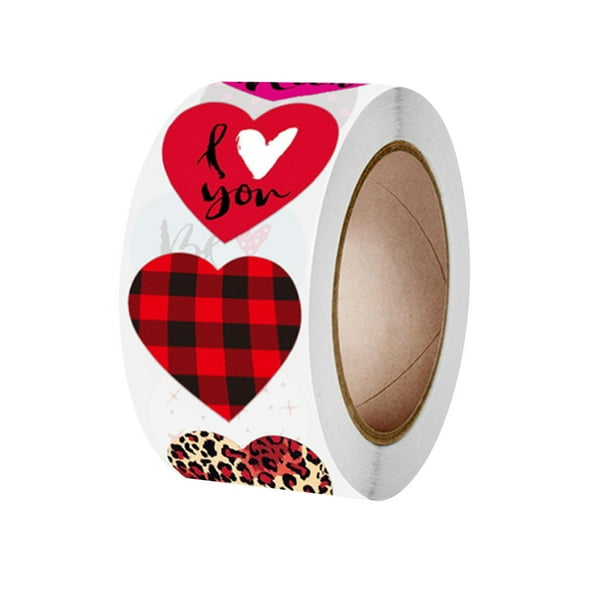 1 pulgada Día de San Valentín Pegatinas Tarjetas Pegatinas Etiquetas Sobre Pegatinas para Carta Estilo G Zulema pegatinas de san valentin
