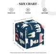 thumbnail image 4 of Balery Dental Porta Pañuelos de Cuero con Estampado – Funda Moderna Cuadrada para Caja de Pañuelos, Dispensador 5x5x5'', 4 of 7