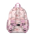 thumbnail image 4 of Cartoon Pig Toddler Backpack Funny Farm Animal Pattern with Cute Pig Design and Aesthetic Floral Elements, 4 of 6