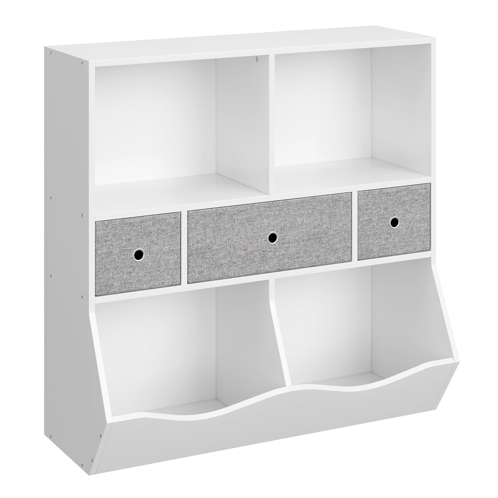 Kids Bookshelf and Bookcase, Toy Storage Multi Shelf with Cubby