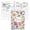 Embroidered Florals, variant on Current Fresh Patterns Bill Paying Organizer - Spiral Account Book, 9" by 12 inch, 14 File Folder Pockets, Receipt Storage