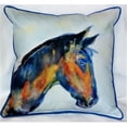 thumbnail image 1 of Betsy Drake ZP090 Coussin Décoratif Bleu Cheval pour Intérieur et Extérieur - 22 x 22 Po, 1 of 1