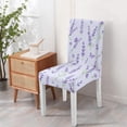 thumbnail image 7 of Dining Room Chair Covers 4pcs Stretch Dining Chair Cover Removable Washable Kitchen Chair Slipcovers for Home Party Hotel Wedding Ceremony, Universal Size (lavender Purple), 7 of 7