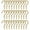 Gold Tone, variant on Uxcell 30pcs Cup Ceiling Hooks 1 Inch Nickel Plating Screw-in Ceiling Wall Thread Hooks Great for Indoor Outdoor Plants