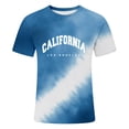 thumbnail image 5 of California Los Angeles Letter Graphic Tees for Men 2026 Summer Casual Short Sleeve Crewneck T Shirts West Coast Streetwear, 5 of 5
