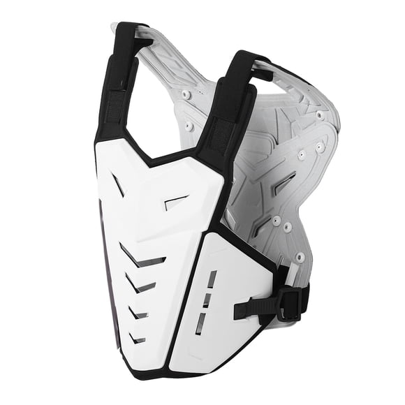 Chaleco Blindado Para Motocicleta, Comodidad Mejorada, Forro De Espuma Que Absorbe Los Golpes, Tamaño Ajustable, Doble Protección, Protector De Pecho Para Ciclismo