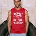 thumbnail image 4 of Bigfoot Dad Muscle Shirt More Squatchy Funny Daddy Sasquatch Dad Joke Outdoor Camping Father's Day Gift Idea Men's, 4 of 7