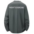 thumbnail image 2 of Men Camo Crew Neck Long Sleeve Athletic Shirts, Loose Fit Breathable Quick Dry Outdoor Sports Training Tops, 2 of 10