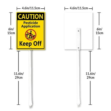 SmartSign 10 X 7 Inch Chemical Free Yard Sign - For The