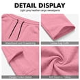 thumbnail image 6 of Men Wide Leg Baggy Cargo Sweatpants with Multi Pockets, 6 of 8