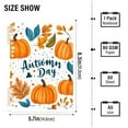 thumbnail image 2 of FORMRS 1-Subject Spiral Notebook 8" x 5" College Ruled 60 Refillable Sheet A5 Hard Cover, 2 Pack, Pumpkins Pattern, 2 of 7