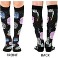 thumbnail image 2 of GZHJMY Space Compression Socks, Women Men Long Stocking (20-30mmHg), Travel Knee High Stockings for Athletic Sports,Running,Cycling,Nursing, 2 of 7