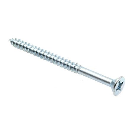 

Wood Screws Flat Head Phillips Drive #12 X 3 in. Zinc Plated Steel 50-Pack
