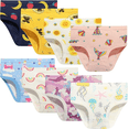 thumbnail image 2 of Calzoncillos de algodón transpirables para niñas, ropa interior variada, 6-8 piezas Xtellar multicolor, 2 of 4