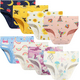 thumbnail image 2 of Calzoncillos de algodón transpirables para niñas, ropa interior variada, 6-8 piezas Xtellar multicolor, 2 of 4