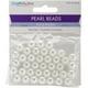 Perles de Valeur Pack -10mm Blanc 40/Pkg – image 1 sur 2