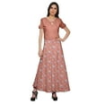 thumbnail image 2 of Moomaya Printed Rayon Skirt Wrap Style Plus Size Skirt Summer Wear Clothing, 2 of 6