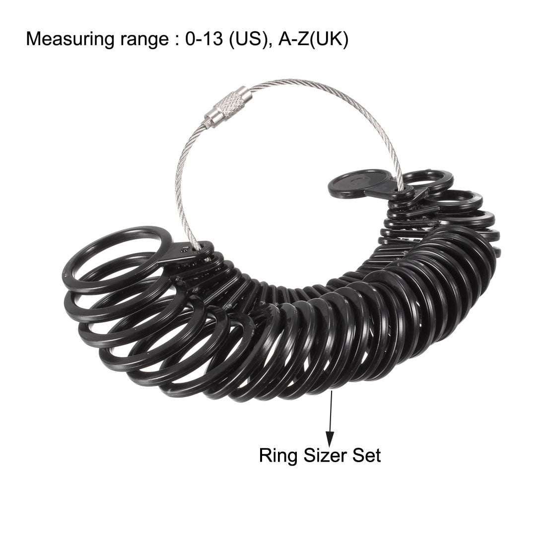 NIUPIKA Ring Sizer Measuring Tool Set Ring Sizer Tool Ring Sizing