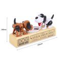 thumbnail image 4 of Decoración Eléctrico Hambriento comiendo perro Banco Canino Hucha Hucha robada Hucha, 4 of 5