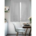 thumbnail image 4 of Grey Sheer Curtains 63 Inch Length 2 Panels Set for Living Room/Bedroom, Modern Pure Gray Semi Curtain Sheers Drapes Rod Pocket Curtains Window Treatment Set 52''x63''x2, 4 of 7