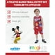 thumbnail image 2 of Conjunto de disfraz de Mickey Mouse de Disney para niños pequeños, 2 unidades, rojo y rayas, 2 of 7