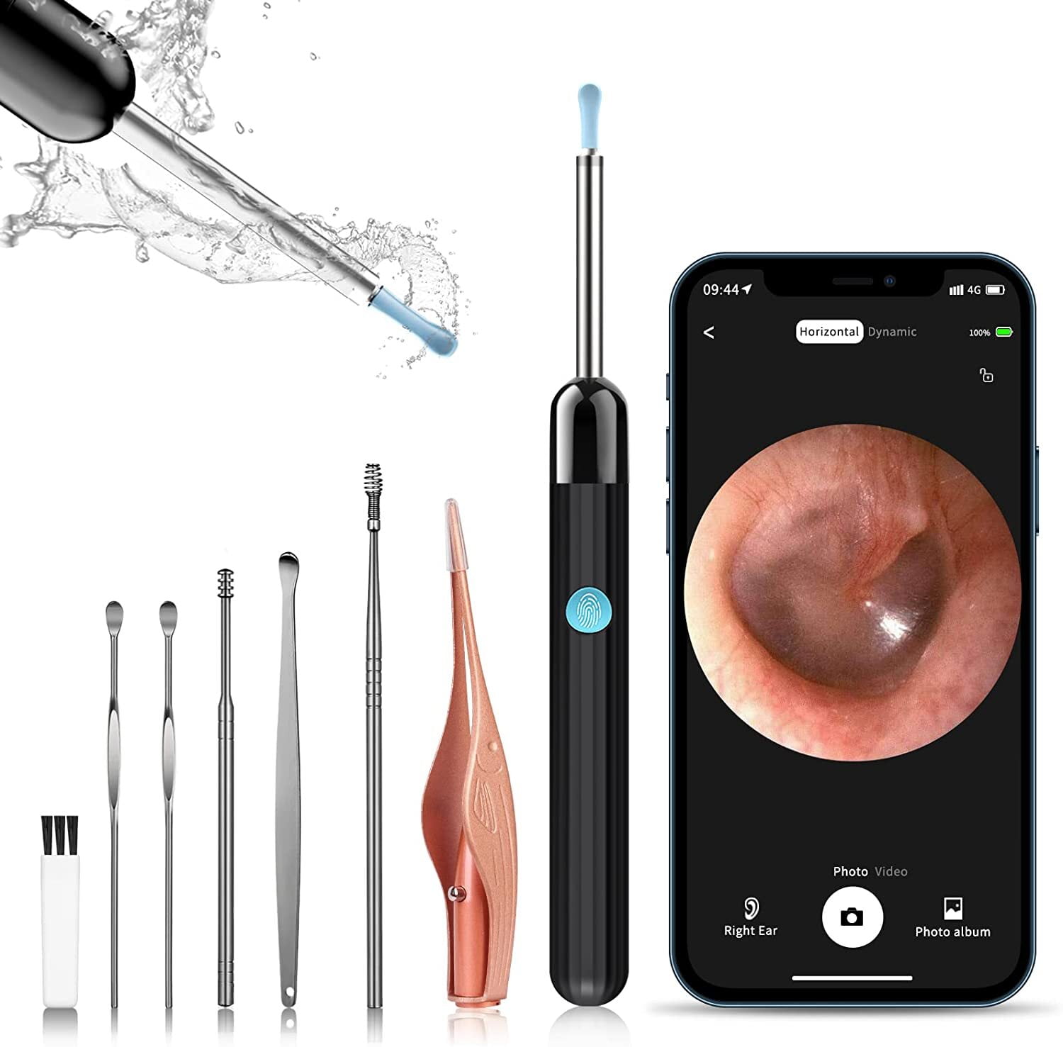 VANBAR 1080P Ear Wax Removal Camera,Wireless Ear Cleaner Camera