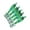 green, variant on 5pcs Fishing Lures Shrimp Lure Glow Jigs Hook 5.8cm 3.1g Squid Jigs Artificial Baits Cuttlefish Hooks