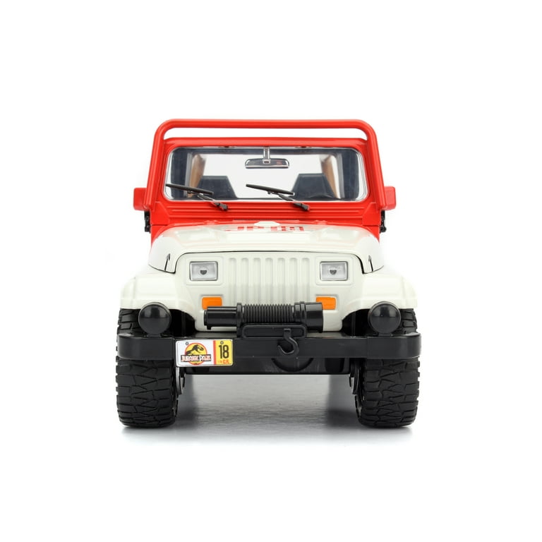 ミニカー 1:24 JURASSIC WORLD JEEP WRANGLER Jurassic World 1:24 Jeep Wrangler Die-cast Car with Tire