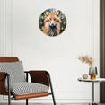 thumbnail image 3 of Non-Ticking Silent Wall Clocks Battery Operated Personalized Decor Clock for Living Room,Bedroom-Adorable Fox Captured In The Forest With Soft Natural Lighting(10inch), 3 of 4