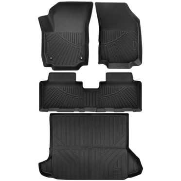 Heavy Duty TPE Car Floor Mats Waterproof Car Liner for Chevrolet Equinox 2018-2023 All Weather Rubber Foot Mats   Trunk Mats