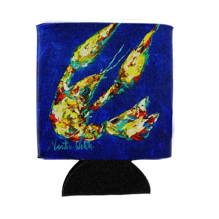 

Carolines Treasures MW1037CC Crawfish Little Blue Can or Bottle Beverage Insulator Hugger Can Hugger multicolor