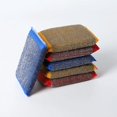 thumbnail image 1 of 12Pcs Kitchen Cleaning Sponge Durable Stainless Steel Wire Useful Things For Kitchen Cleaning And Decontamination Multicolor, 1 of 6