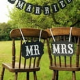 thumbnail image 6 of Worgeous 3pcs Pair of Mr and Mrs Photo Props, Mr and Mrs Chair Signs, Wedding Decorations, Bride and Groom Signs, Photo Booth Signs, Unique Wedding Decor, 6 of 8