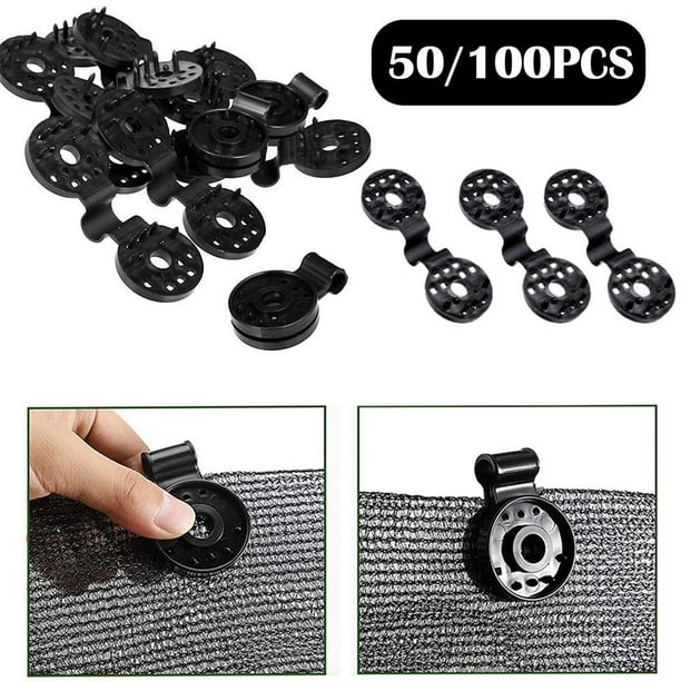 Shade Cloth Heavy Duty Lock Grip, Shade Cloth Plastic Clips, Shade