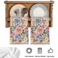 thumbnail image 5 of Boho Pink Flowers Kitchen Towels Set of 4, Colorful Floral Spring Vintage Botanical Absorbent Dish Towels for Kitchen, Microfiber Hand Towel, Quick Drying Tea Towel for Cleaning Decorative Dishcloths, 5 of 7