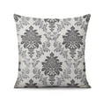 thumbnail image 2 of Elegant Farmhouse Throw Pillow Covers in Grey and Beige - 18x18 inch Linen Cases (Set of 2), 2 of 7