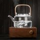 thumbnail image 2 of Glass Teapot Heat- and Explosion-Proof Teapot Tea Set Special Bamboo Handle Beam Pot, 2 of 5