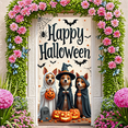 thumbnail image 3 of Decorative Design Happy Halloween Banner Pet Costume Theme Polyester Material for Halloween Party Indoor Decoration Holiday Celebration, 3 of 9