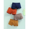thumbnail image 4 of Kids Little Boys Boxer Briefs 4-Pack Cartoon Cars Dinosaur Print Underwear Boy Underpants Panties Shorts, 4 of 9