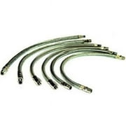 VIAIR 21-Inch Stainless Steel Braided Leader Hose with Check Valve