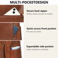 thumbnail image 5 of FALAN MULE Women’s Hobo Bag Large Capacity Shoulder Handbag with Multi Zipper Pockets, Soft Leather Crossbody Purse with Adjustable Strap, 5 of 8
