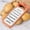 Orange, variant on Stainless Steel Kitchen Grater for Cheese Vegetables and Chocolate Efficient Food Slicer with Comfortable Ergonomic Handle