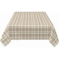 thumbnail image 6 of Rectangle Tablecloth 60x102 Inch, Classic Neutral Color Plaid Rectangular Table Cloth Water Resistant Tabletop Covers Decorative Table Cover for Dining, Party, Buffet, Wedding, 6 of 7