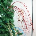 thumbnail image 4 of Reusable Berry Weeping Willow Decor,Set of 6 Glitter Berry Ornaments,QZS Blue Christmas Tree Ornaments for Wedding,Tree,Wreath, 4 of 5